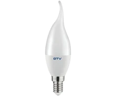 LED lemputė, C37L, SMD 2835, 4000K, E14, 8W, AC220-240V, šviesos kampas 160°, 700 lm, 70mA