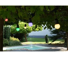LED LIGHT SOURCE, B45C, Žalias, E27, 1,0W, AC220-240V, 270°, 50lm