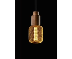 LED LIGHT SOURCE, GRID, C100, E27, 3,5W, 120lm, 1800K, AC220-240V, 320°, auksinis
