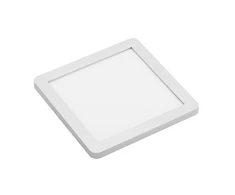 LED luminaire panel VEGAS 3W 100x100, alu, cold baltas, mini amp cable 2m