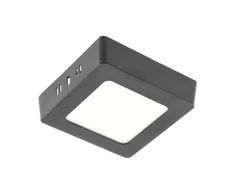 LED MATIS PLUS, žemyn šviestuvas, 7W, juodas, 4000K, 560lm, AC220-240V, paviršinis montavi