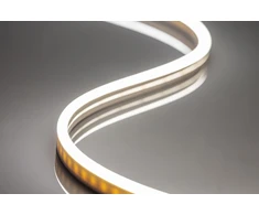 LED NEON flex 24V, 2835, cool baltas, waterproof, 6mm, 48W/5m, end caps, clips