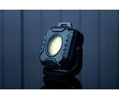 LED Pocket Flashlight, 5,7W, COB, 500lm, CCT, LiPoly 1200mAh, USB-C, 25-50-100-Flash-Raudona