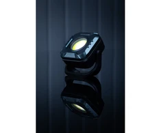 LED Pocket Flashlight, 5,7W, COB, 500lm, CCT, LiPoly 1200mAh, USB-C, 25-50-100-Flash-Raudona