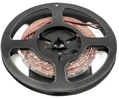 LED strip SMD 335, edge, 12VDC, power 4.8W/m, warm baltas, baltas PCB, 60diod/m, 8mm, roll 5