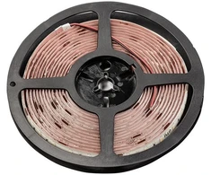 LED strip SMD 5630, waterproof, 24VDC, power 18W/m, warm baltas, baltas PCB, 60diod/m, 12mm,