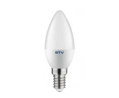 LED ŠVIESOS šaltinis, A-G, C30, SMD 2835, 6400K, E14, 3,0W, AC220-240V, 160°, 260lm, 33mA