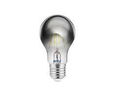 LED ŠVIESOS šaltinis, pilkos spalvos, A-G, A60, 2700K, E27, 8,0W, AC220-240V, 360°, 720lm,