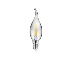 LED ŠVIESOS ŠVIESOS šaltinis, FILAMENTAS pilkas, A-G, C35L, 2700K, E14, 4,0W, AC220-240V,