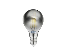 LED ŠVIESOS ŠVIESOS šaltinis, FILAMENTAS Pilkas, A-G, G45, 2700K, E14, 4,0W, AC220-240V, 360