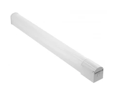 15W LED linijinis šviestuvas JASMIN, baltas, 4000K, IP44, su kištukiniu lizdu