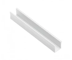 LED taikomas aliuminio profilis GLAX Mini High 14 mm baltos spalvos 2 m