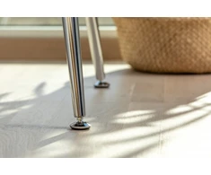 Leg 40 x 710 X-LINE inclined, foldable, adjustable foot, chrome