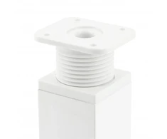 Leg dakp-26 80 mm (baltas) square 40x40