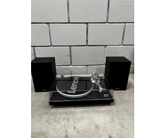 Lenco LS-500BK - HiFi patefonas su garsiakalbių komplektu (Atnaujinta)