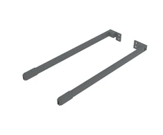 Longitudinal rail square for drawers AXISPRO 500mm anthracite
