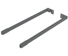 Longitudinal square rail for AXISPRO drawers 600mm anthracite