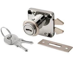 Louvered lock 202 (chrome), steel wrench
