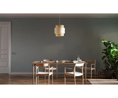 Lubinis šviestuvas ABRA, 6168, AC220-240V, 50/60Hz, 1*E27, maks. 40W, IP20, vid. 40 cm, kr