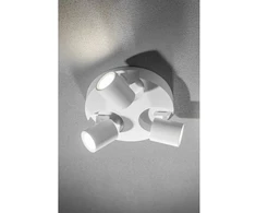 Lubinis šviestuvas BLINK, AC220-240V, 50/60 Hz, GU10, maks. 20 W*3, IP20, trigubas, baltas