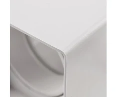 Lubinis šviestuvas RESTO, PC, 80x80x125 mm, IP20, maks. 20 W, kvadratinis, baltas