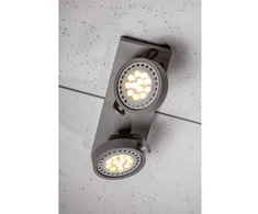 Lubinis šviestuvas Wally,4304,AC220-240V, 50/60 Hz, IP 20,2*Gu10,ES111, dvigubas, grafitin