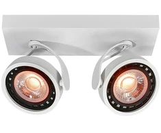 Lubinis šviestuvas Wally,4373,AC220-240V, 50/60 Hz, IP 20,2*Gu10,ES111, dvigubas, baltas
