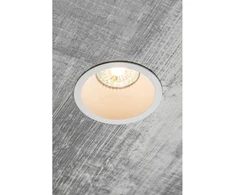 Lubinis šviestuvas Lubinis taškinis šviestuvas KERLA, IP20, apvalus, Ø85x36mm, baltas