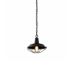 Pakabinamas šviestuvas Lubų šviestuvas LARS,2233,AC220-240V,50/60Hz,1*E27, IP20, skersmuo 26 CM, viengubas, juoda