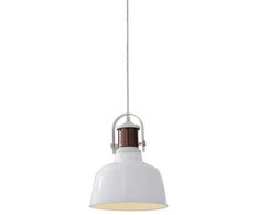 Pakabinamas šviestuvas Lubų šviestuvas NOOR,6934,AC220-240V,50/60Hz,1*E27, IP20, skersmuo 22 CM, viengubas, balta