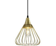 Pakabinamas šviestuvas Lubų šviestuvas TESS,2516,AC220-240V,50/60Hz,1*E27, IP20, skersmuo 24 CM, viengubas, auksi