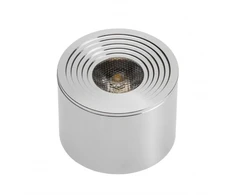 Macario LED luminaire with spacer, 3W, power LED, warm baltas, 700mA, 1.5m cable with conne