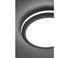Lubinis šviestuvas MARS LED 9in1 Ceiling Lamp, 24/18/12W, 100lm/W, CCT, AC220-240V, IP65, juodas