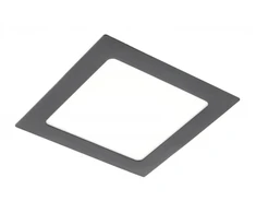 GTV MATIS PLUS LED šviestuvas, žemyn šviečiantis, 13W, juodas, 4000K, 1020lm, AC220-240V, įlei