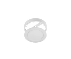MAXIS downlight, LED, 12W, 960lm, CCT, AC220-240V, IP44, recessed, round, baltas