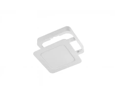 MAXIS downlight, LED, 12W, 960lm, CCT, AC220-240V, IP44, recessed, square, baltas