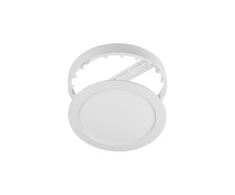 MAXIS downlight, LED, 18W, 1450lm, CCT, AC220-240V, IP44, recessed, round, baltas