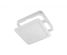 MAXIS downlight, LED, 18W, 1450lm, CCT, AC220-240V, IP44, recessed, square, baltas