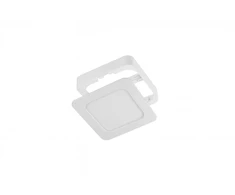 MAXIS downlight, LED, 9W, 720lm, CCT, AC220-240V, IP44, recessed, square, baltas