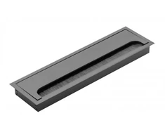Merida cable grommet, 80x280mm, anodised juodas