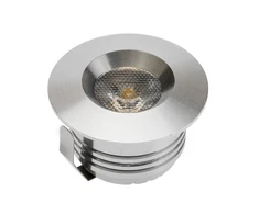 Merlin LED luminaire, under-cabinet mortise, 3W, power LED, cold baltas, 700mA, cable 1.5m