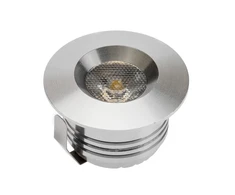 Merlin LED luminaire, under-cabinet mortise, 3W, power LED, cold baltas, 700mA, cable 1.5m