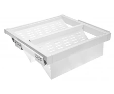 Metal drawer Elite for shoes 800 mm with soft closing, baltas