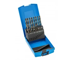 Grąžtų komplektas metalui Hogert HT6D900; 1,0-10 mm; 19 vnt.