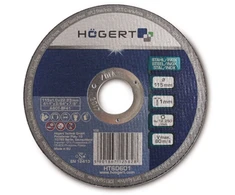HOGERT Metalo/inox šlifavimo diskas, 125 mm, itin plonas 1,0 mm