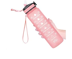 Motyvuojanti gertuvė su laiko žyma, 1000 ml, rožinė