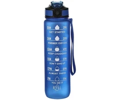 Motyvuojanti gertuvė su laiko žyma, 1000 ml, mėlyna