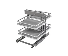 MovixPro retractable corner for cabinet with front 500 mm chrome, anthracite mat