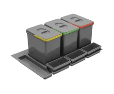 MULTINO SYSTEM 800 3X15L + 3 GRAPHITE Pilkas SYSTEM