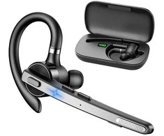New Bee M53 Bluetooth 5.0 - belaidė ausinė / laisvų rankų įranga, juoda